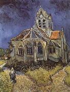 Vincent Van Gogh The Church at Auvers-sur-Oise (mk09) oil painting artist